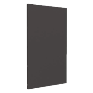 Plaque de protection unie verticale Couleur Gris - Hauteur 100cm pour poele - Capska