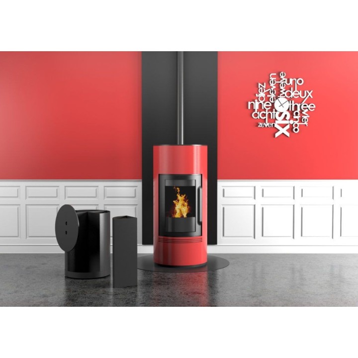 Placa protectora vertical lisa, color gris - Altura 100cm para estufa - Capska