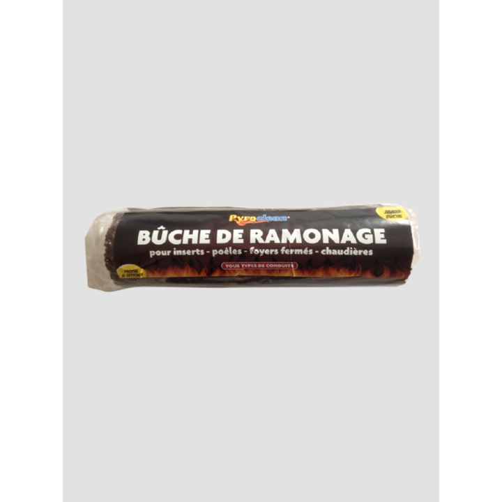 Bûche de ramonage pour appareil de chauffage - Capska Bûche de ramonage pour appareil de chauffage - Capska