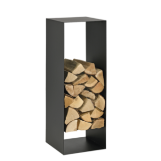 Rangement Bois Newton Noir Givre Rangement Bois Newton Noir Givre