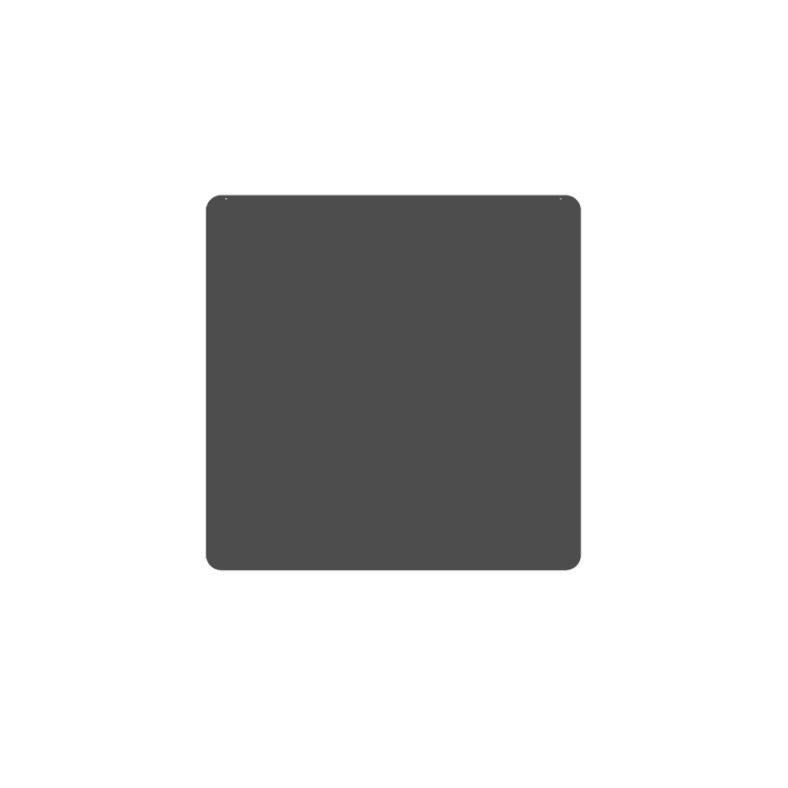 Square floor plate 75 x 75 cm in grey steel for wood and pellet stoves - Capska