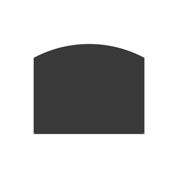 Placa de Suelo Redondeada 80x50cm Dixneuf | Protección Estufa de Leña Placa de Suelo Redondeada 80x50cm Dixneuf | Protección Estufa de Leña