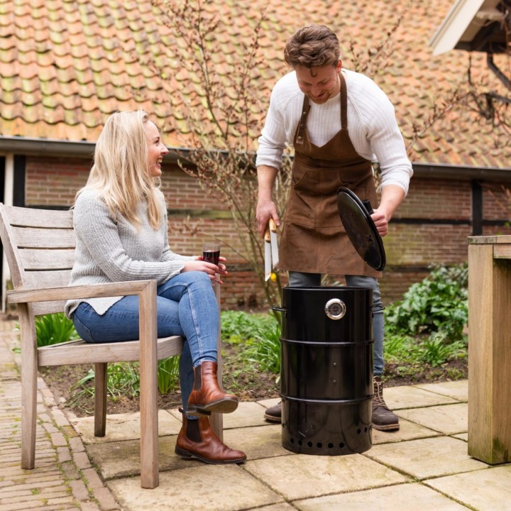 Tablier en cuir de buffle pour BBQ et plancha - Capska