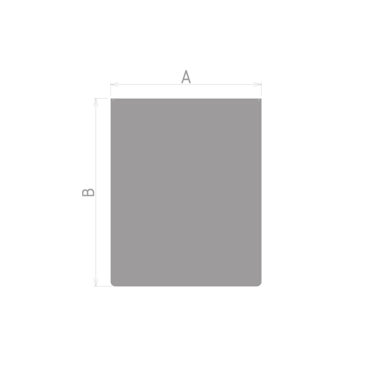 Steel floor plate Special wall protection Black or Grey - Capska