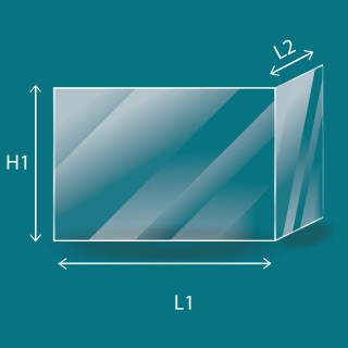 Vitre Scan 19 (1993/1998) - Verre Pliée