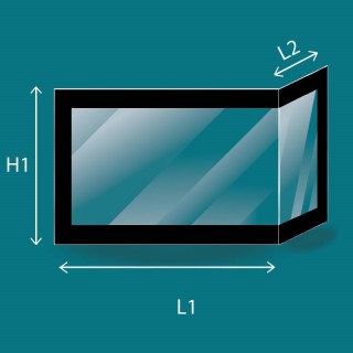 Skantherm ELEMENT Glass - Folded Screen-printed Glass Panel
