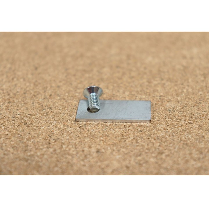 Fixe vitre SUPRA réf 28357 - 32 x 15 mm