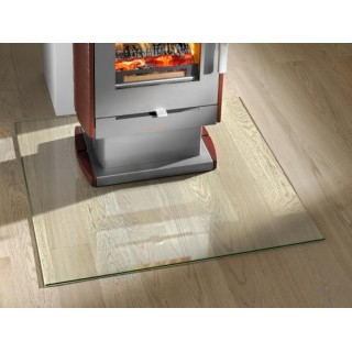 Quadratische Glassockel 110x110cm für Holzöfen - Capska