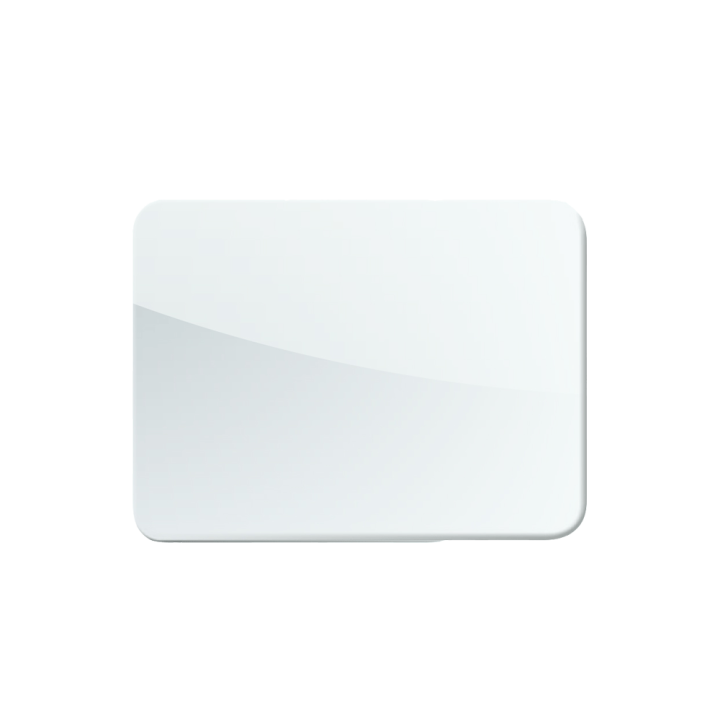 plaque de sol en verre trempé transparent rectangle de 90x75cm