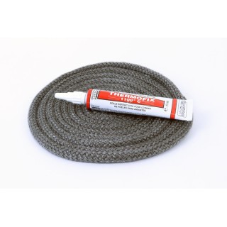 Guarnizione Rotonda Intrecciata ø 8 mm x 2,5 m + colla - Capska