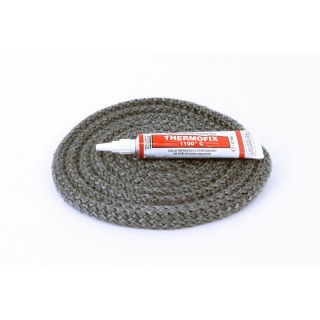 Geflochtene Dichtschnur ø 10 mm x 2,5 m + Kleber - Capska