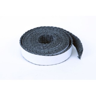 Guarnizione autoadesiva piatta (nera) 20 x 1.2 mm - 2.50 m- Capska