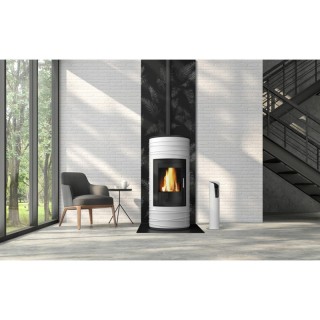 protection anti incendie murale pour poêle à bois, pellets, granulés - Capska