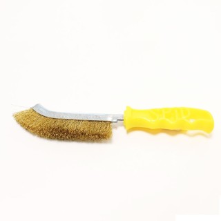 Brosse métallique en laiton, poignée ergonomique - Capska