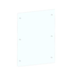 Juego de 2 protectores de pared de vidrio 800X1200 Protección de pared - Capska