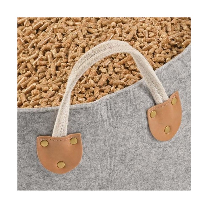 Gemütlicher Aufbewahrungskorb aus Holz - Capska