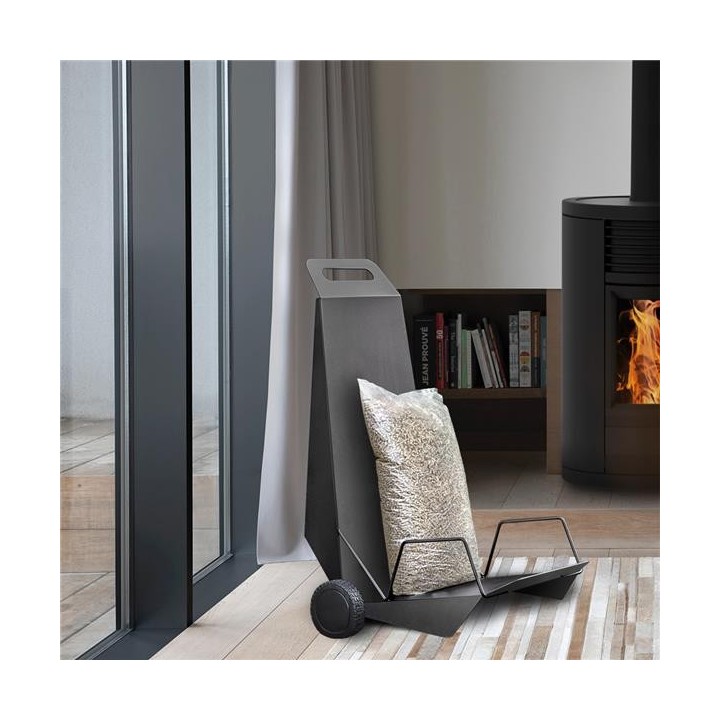 Carrito de transporte para almacenamiento de madera - Capska