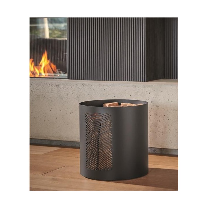 Range bûches en acier couleur noir - Capska Range bûches en acier couleur noir - Capska