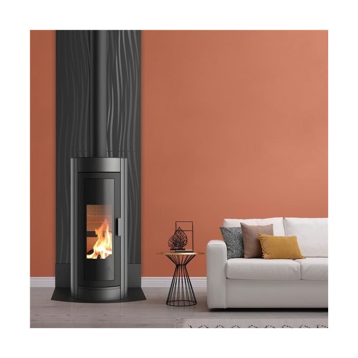 Frosted black STYLEA wall covering - Dixneuf Frosted black STYLEA wall covering - Dixneuf