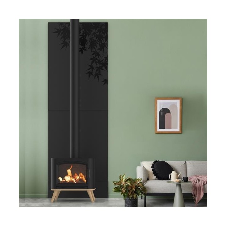 Protecció de paret tèrmica negra esmelada MAPLE - Dixneuf Protecció de paret tèrmica negra esmelada MAPLE - Dixneuf