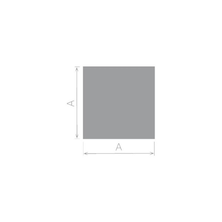 Floor protection plate 110 x 110 cm glass - Capska