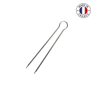 Pince à buches 70 Cm Gris Serviteur et bac à cendres - Capska Pince à buches 70 Cm Gris Serviteur et bac à cendres - Capska