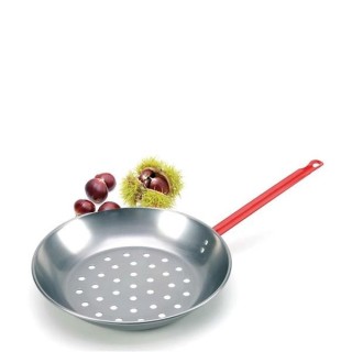 Nylis Chestnut Pan Ø 28 Cm Serving Tray and Ash Tray - Capska Nylis Chestnut Pan Ø 28 Cm Serving Tray and Ash Tray - Capska