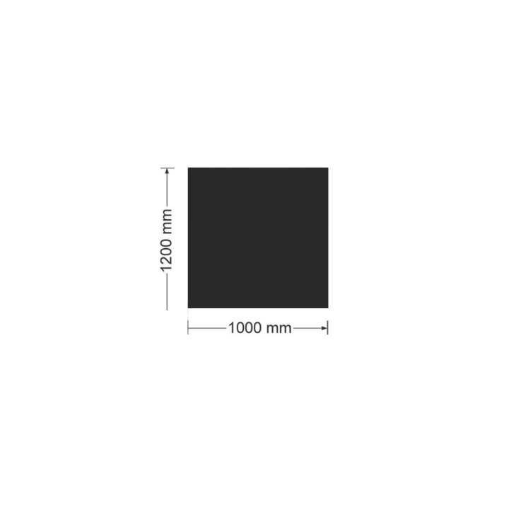 Placa de vidrio negro 100x120 cm - 8 mm de espesor | Capska