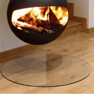 Round Glass Floor Plate - Ø100cm - Capska