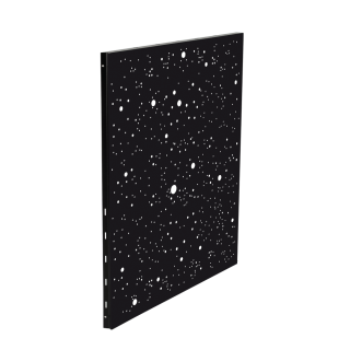 Wandschutzplatte Höhe 100cm Dekor See milchig für Holz- und Pelletofen - Capska Wandschutzplatte Höhe 100cm Dekor See milchig für Holz- und Pelletofen - Capska