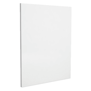 Plain vertical protective plate Color White - Height - 120cm for stove - Capska