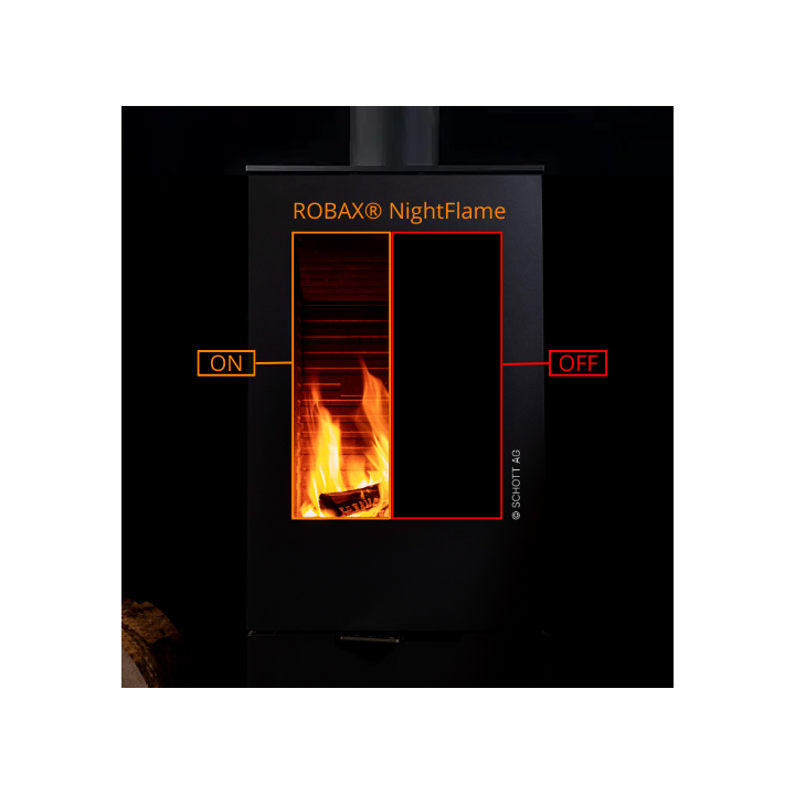 Cristal Denia Stoves INNSBRUCK - Vidrio inteligente con efecto Claro-oscuro Cristal Denia Stoves INNSBRUCK - Vidrio inteligente con efecto Claro-oscuro