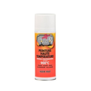 Aerosol de pintura Negro Mate 400ml Dixneuf - Renovación de Estufas y Chimeneas