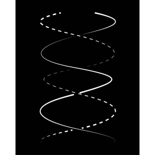 Protection Murale Dixneuf LOOM 81x100 cm Noir Givré N3