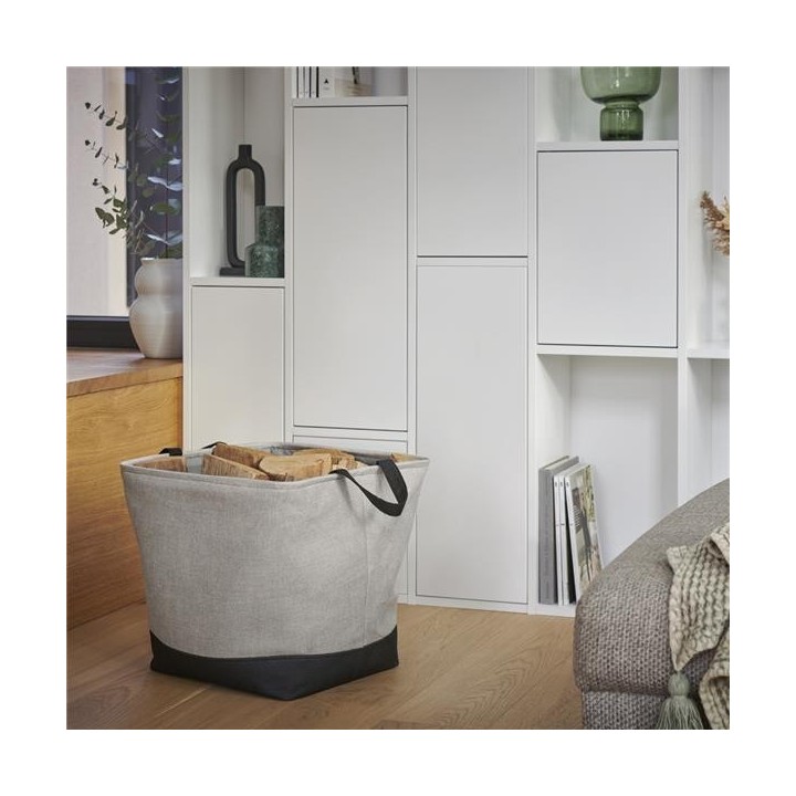 Bolsa Belagio de Poliéster Gris - Dixneuf para Chimenea