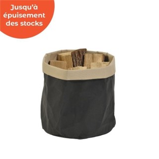 Sac kraft noir Dixneuf pour stockage combustible
