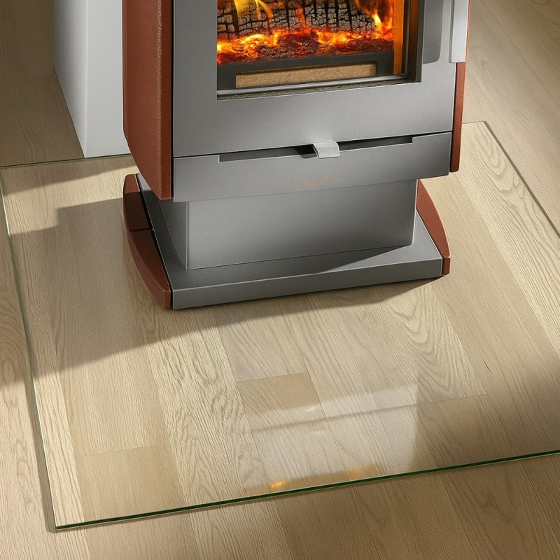 Glasbodenplatte Rechteck 90x75cm für Holzöfen - Capska Glasbodenplatte Rechteck 90x75cm für Holzöfen - Capska