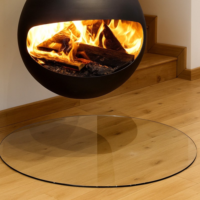 Runde Glasbodenplatte - Durchmesser 100 cm - Capska Runde Glasbodenplatte - Durchmesser 100 cm - Capska