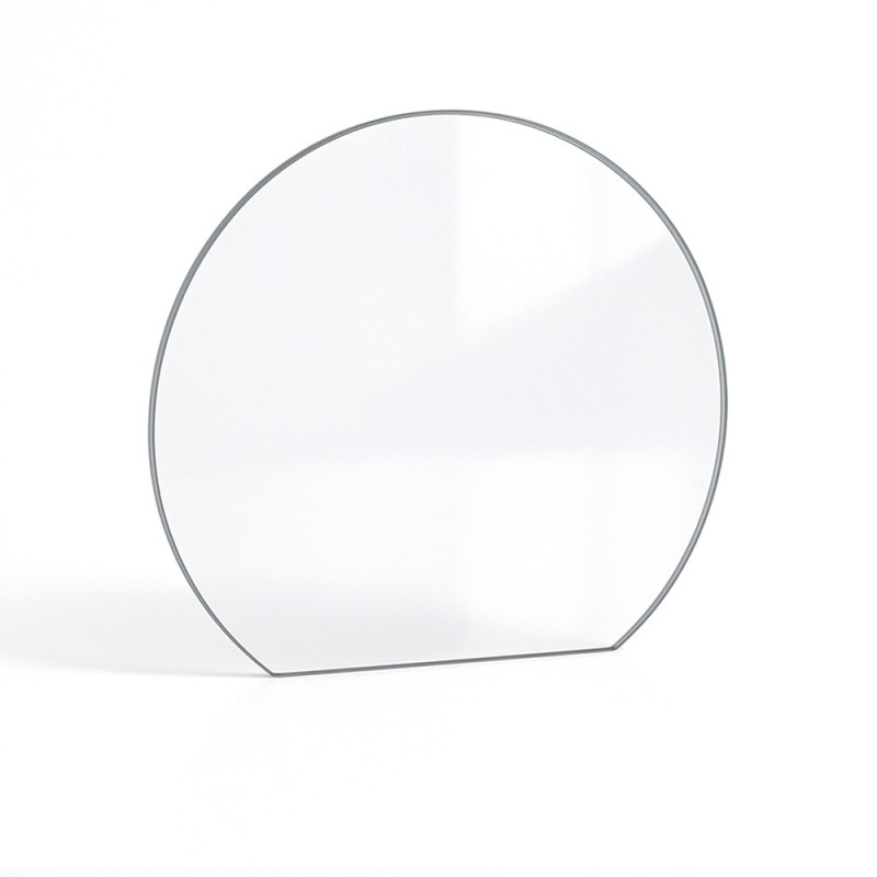 Vitre plate de forme Rond coupé 4mm Autonettoyant