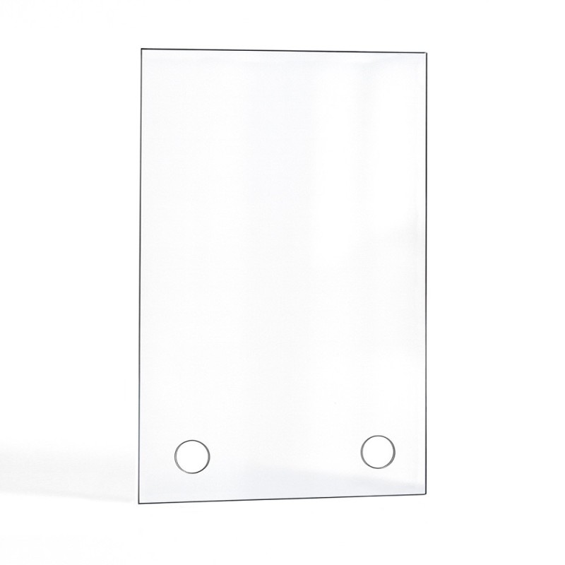 Vidrio plano rectángulo o cuadrado en vidrio vitrocerámico para insert o estufa de leña - Capska Vidrio plano rectángulo o cuadrado en vidrio vitrocerámico para insert o estufa de leña - Capska