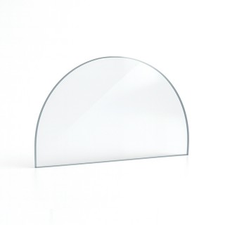 Custom Half-Circle Glass Cut for Stoves - Capska Custom Half-Circle Glass Cut for Stoves - Capska