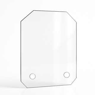 Rectangle Glass with 4 Cut Corners - Capska Rectangle Glass with 4 Cut Corners - Capska