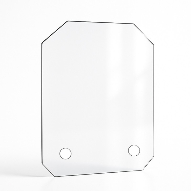 Rectangle Glass with 4 Cut Corners - Capska