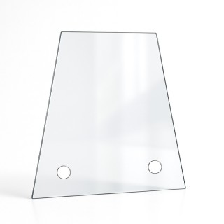 Vetro a forma di trapezio con fori per inserto e stufa - Capska