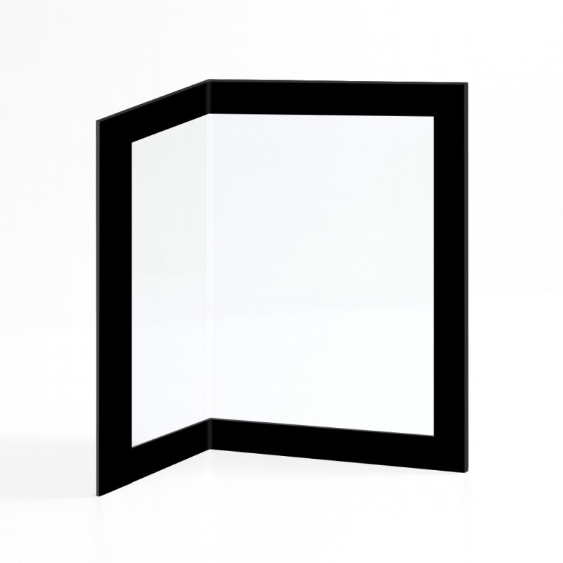 Nordpeis QUADRO 2 Glas - Gefaltet Siebdruck Kaminglas für Kaminofen Nordpeis QUADRO 2 Glas - Gefaltet Siebdruck Kaminglas für Kaminofen