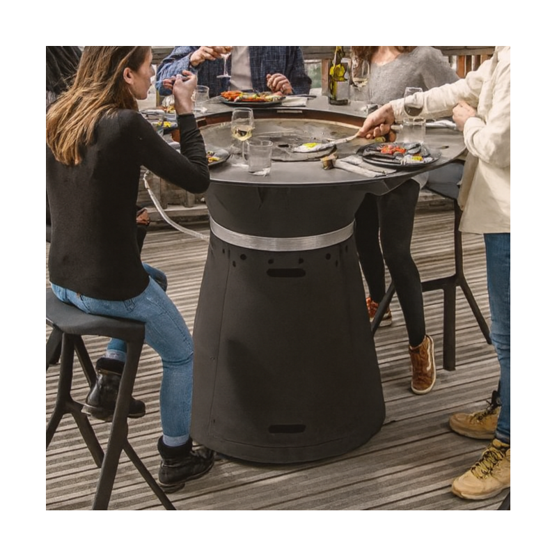 Gas Plancha Brasero 130 cm Diameter - 3 Heights (40/80/110 cm) - Capska